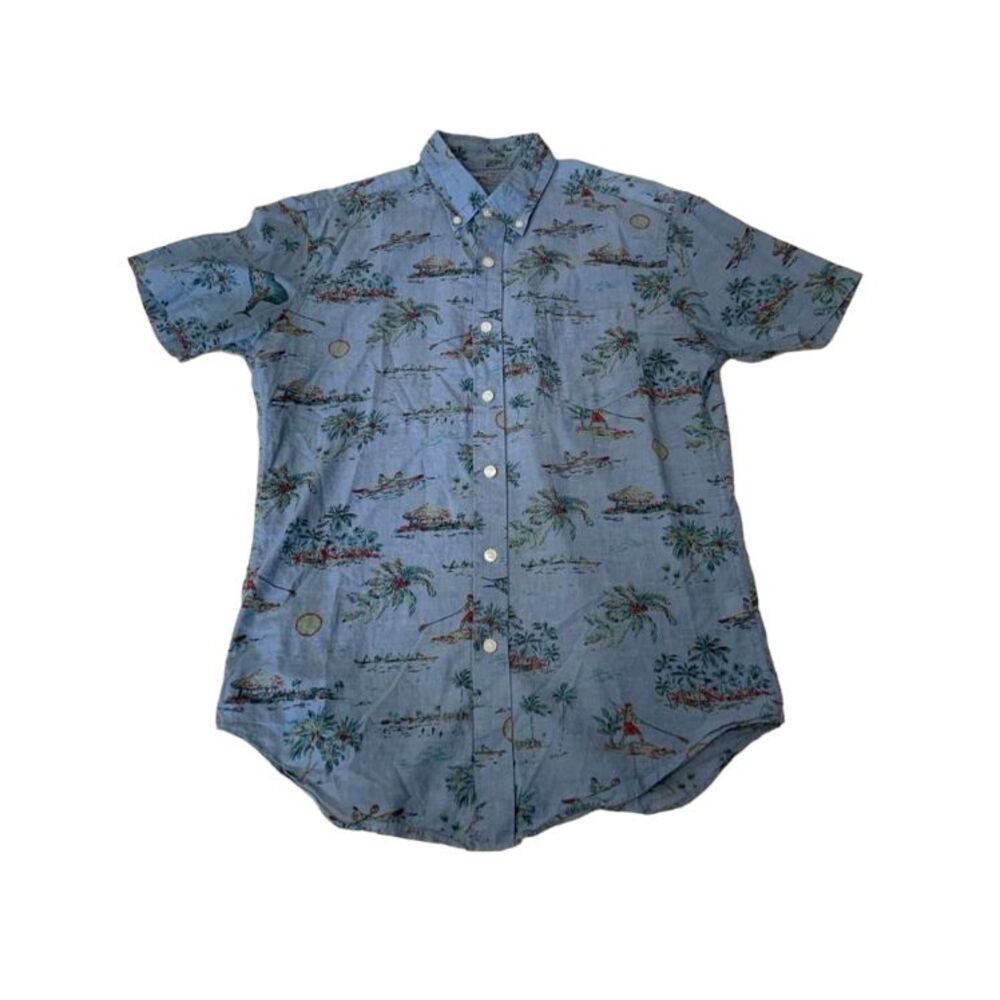 J. Crew, Island , chambray,‎ button-down shirt, size small